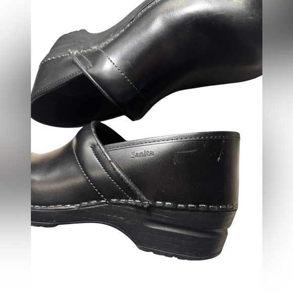 Sanita Professional Cabrio black women size 9.5-10 narrow NEW - Picture 9 of 16